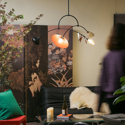 Calibra Mobile Chandelier - Adjustable Height, Energy-Efficient LED Li