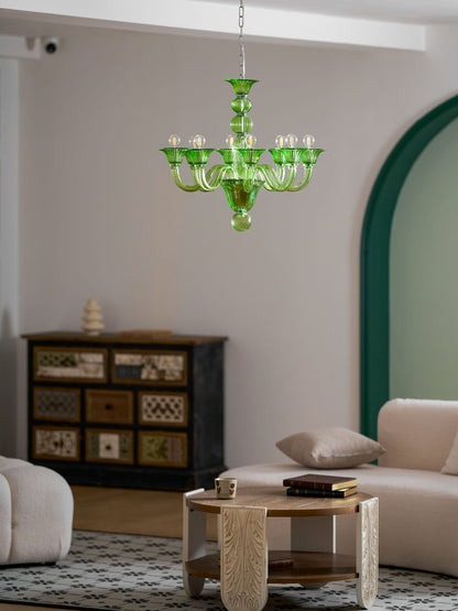 Calle Rafina Chandelier - Elegant Design with Adjustable Height & LED