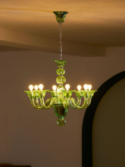 Calle Rafina Chandelier - Elegant Design with Adjustable Height & LED