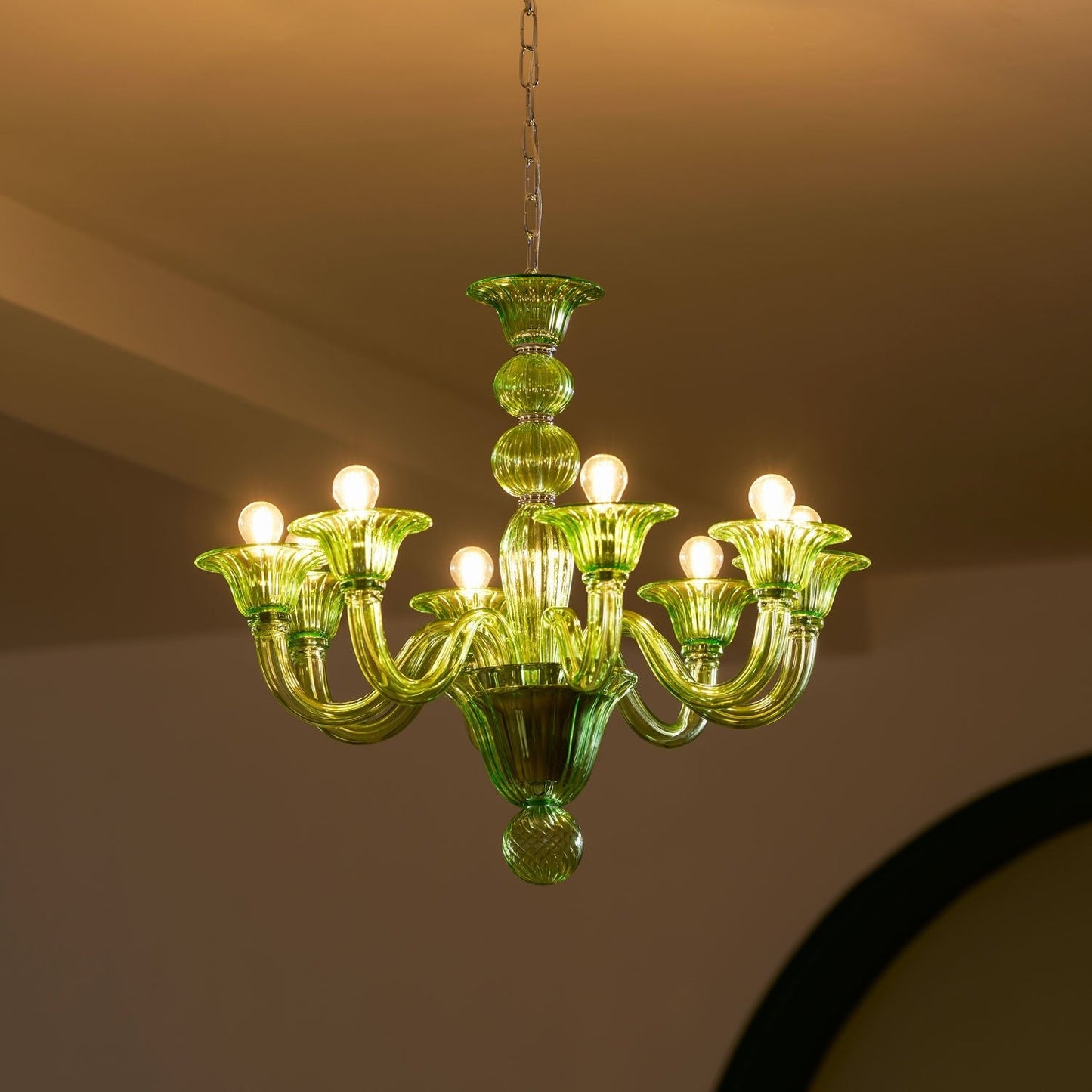 Calle Rafina Chandelier - Elegant Design with Adjustable Height & LED