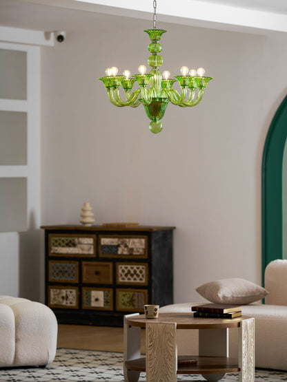 Calle Rafina Chandelier - Elegant Design with Adjustable Height & LED