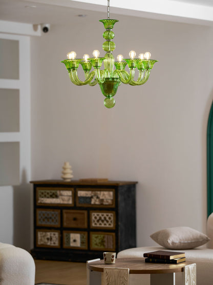 Calle Rafina Chandelier - Elegant Design with Adjustable Height & LED