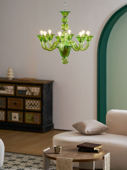 Calle Rafina Chandelier - Elegant Design with Adjustable Height & LED