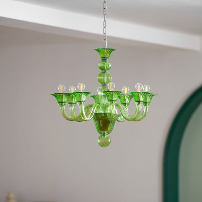 Calle Rafina Chandelier - Elegant Design with Adjustable Height & LED