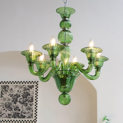 Calle Rafina Chandelier - Elegant Design with Adjustable Height & LED