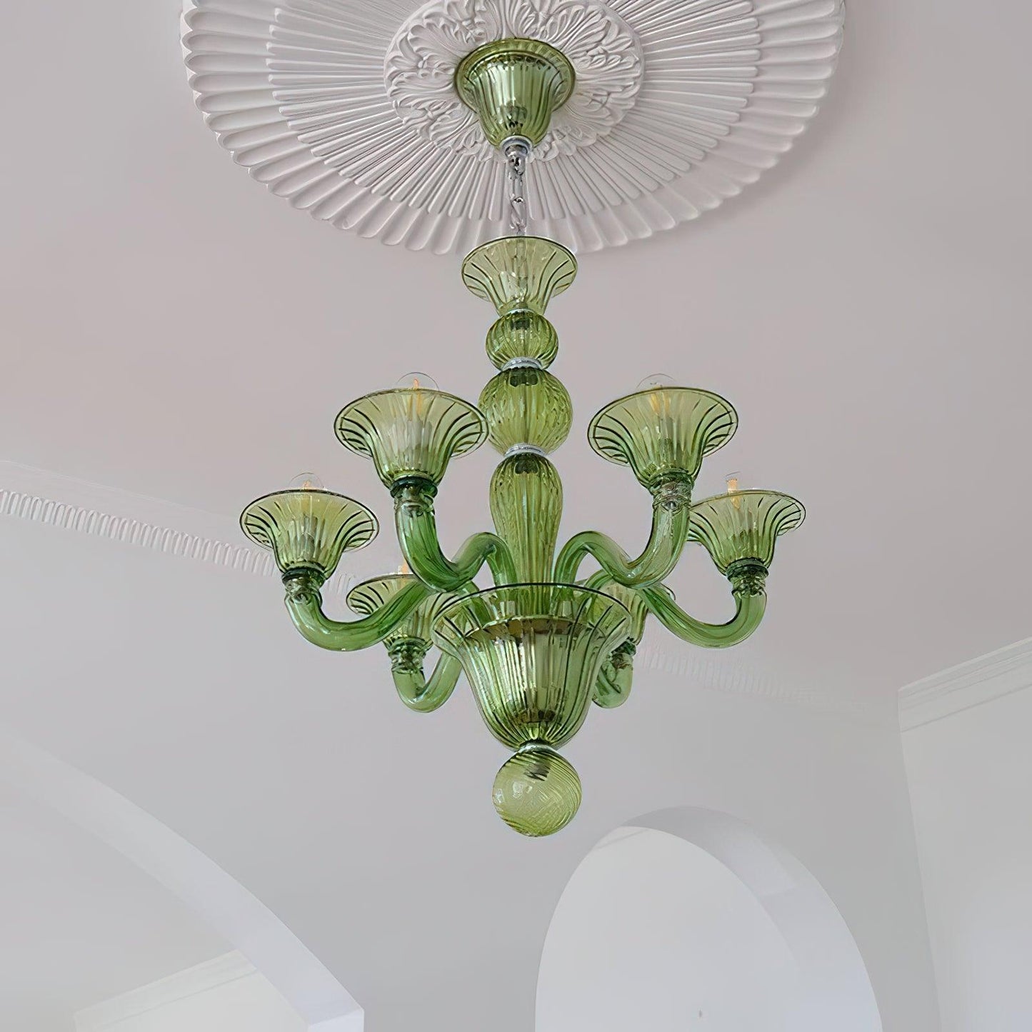 Calle Rafina Chandelier - Elegant Design with Adjustable Height & LED