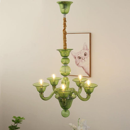 Calle Rafina Chandelier - Elegant Design with Adjustable Height & LED