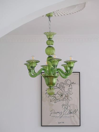 Calle Rafina Chandelier - Elegant Design with Adjustable Height & LED