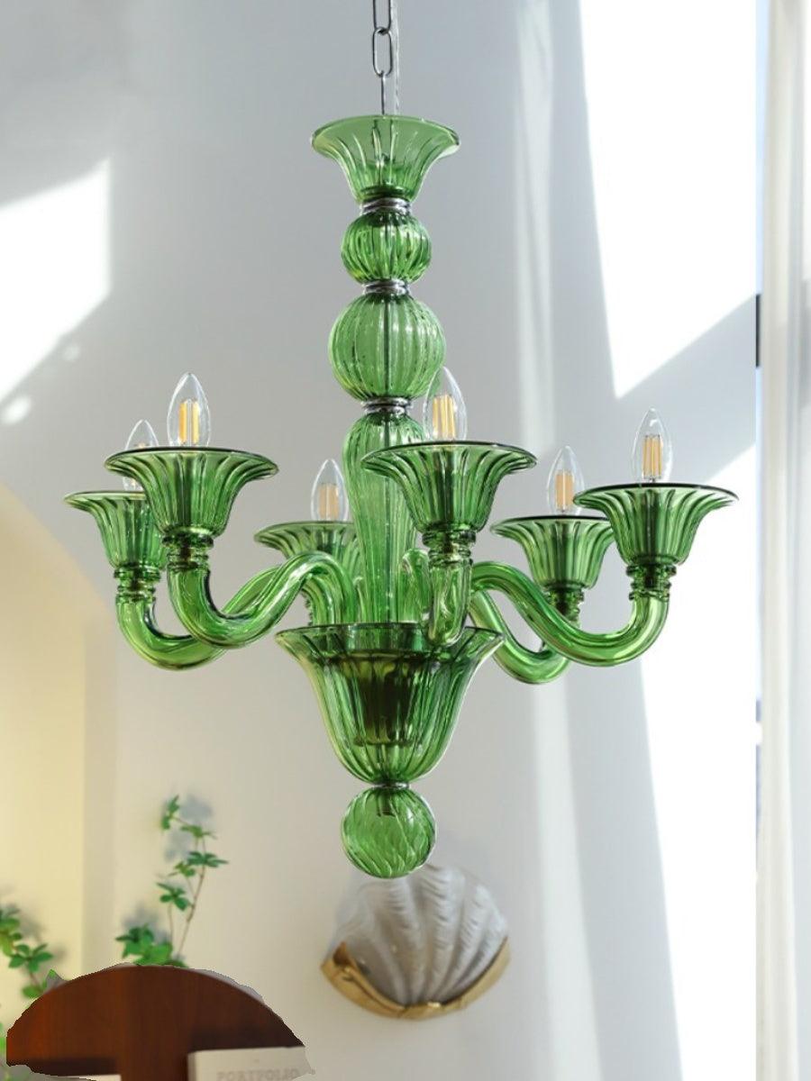 Calle Rafina Chandelier - Elegant Design with Adjustable Height & LED