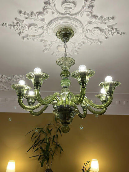 Calle Rafina Chandelier - Elegant Design with Adjustable Height & LED