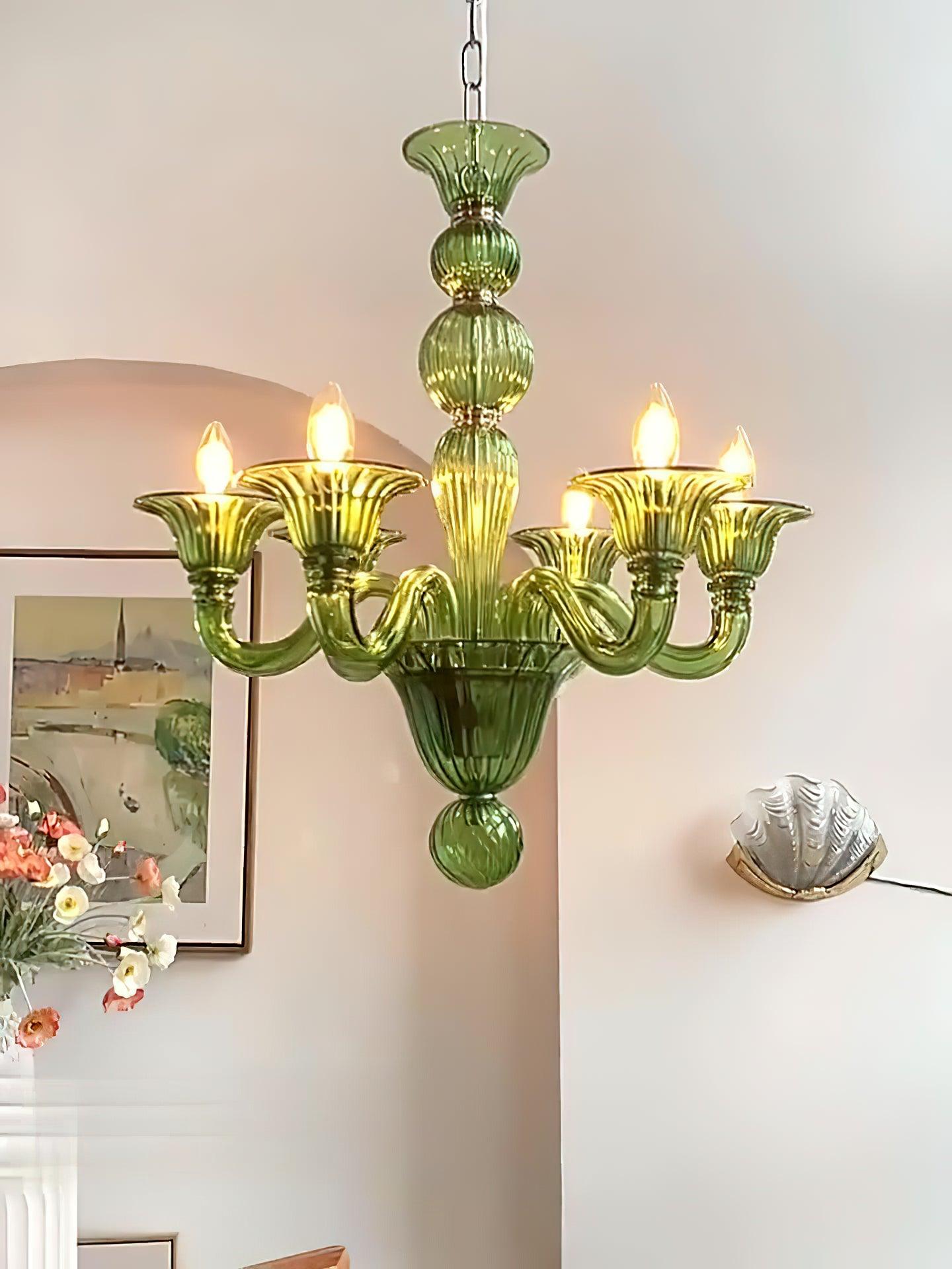 Calle Rafina Chandelier - Elegant Design with Adjustable Height & LED