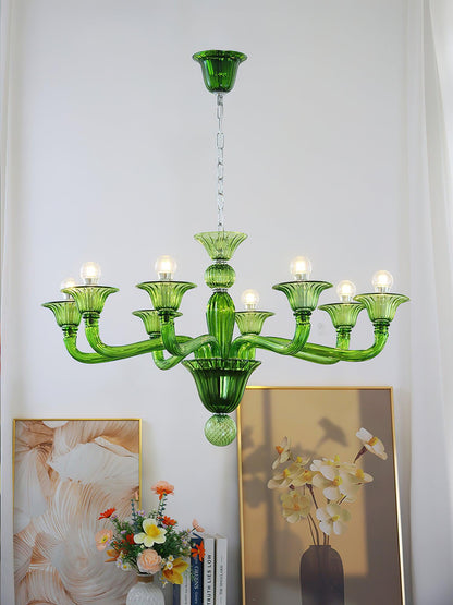 Calle Rafina Chandelier - Elegant Design with Adjustable Height & LED