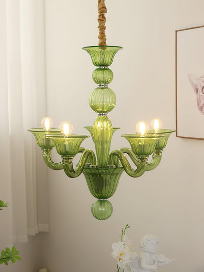 Calle Rafina Chandelier - Elegant Design with Adjustable Height & LED