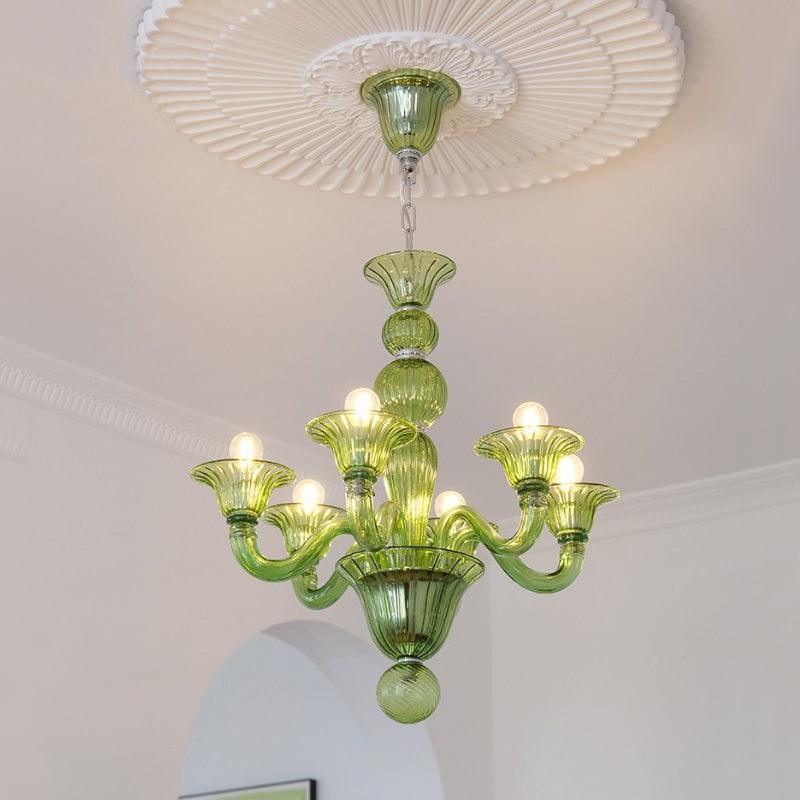 Calle Rafina Chandelier - Elegant Design with Adjustable Height & LED