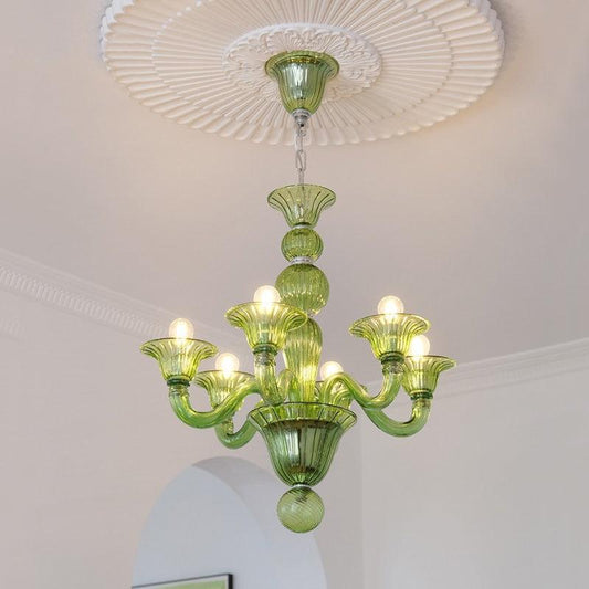 Calle Rafina Chandelier - Elegant Design with Adjustable Height & LED