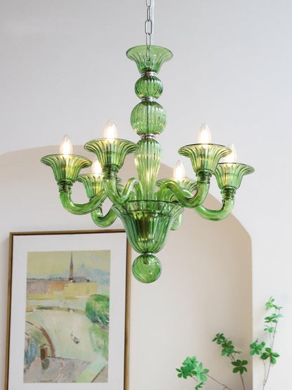 Calle Rafina Chandelier - Elegant Design with Adjustable Height & LED