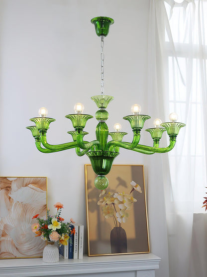 Calle Rafina Chandelier - Elegant Design with Adjustable Height & LED
