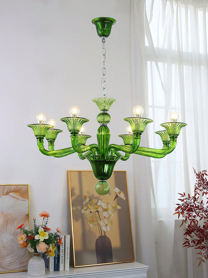 Calle Rafina Chandelier - Elegant Design with Adjustable Height & LED