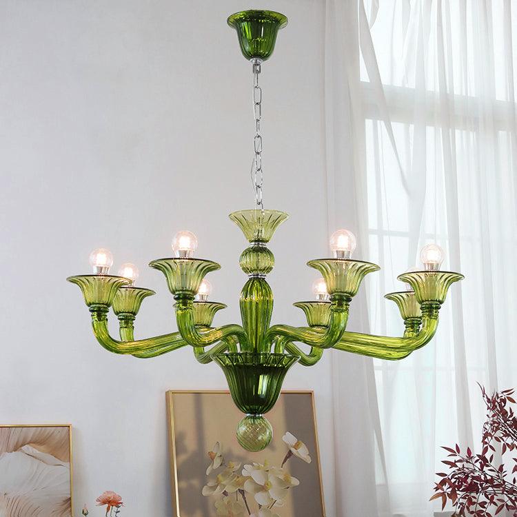 Calle Rafina Chandelier - Elegant Design with Adjustable Height & LED