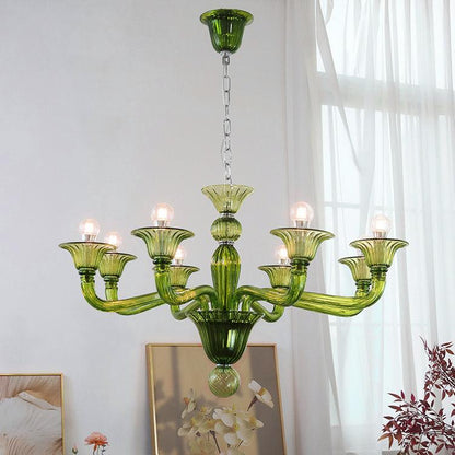 Calle Rafina Chandelier - Elegant Design with Adjustable Height & LED