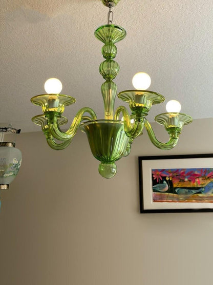 Calle Rafina Chandelier - Elegant Design with Adjustable Height & LED