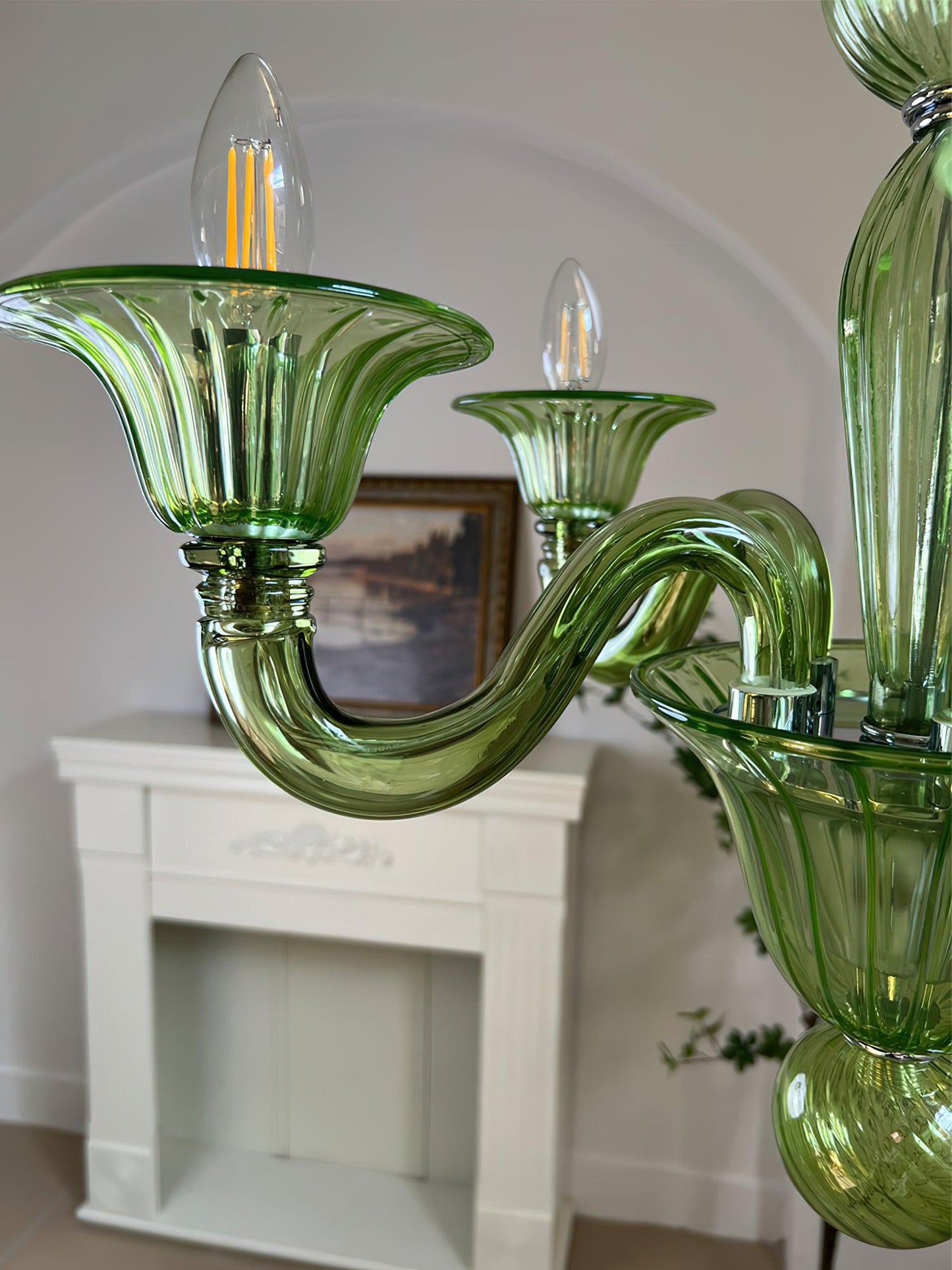 Calle Rafina Chandelier - Elegant Design with Adjustable Height & LED