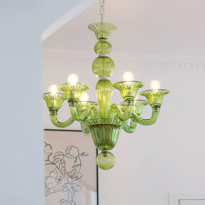 Calle Rafina Chandelier - Elegant Design with Adjustable Height & LED