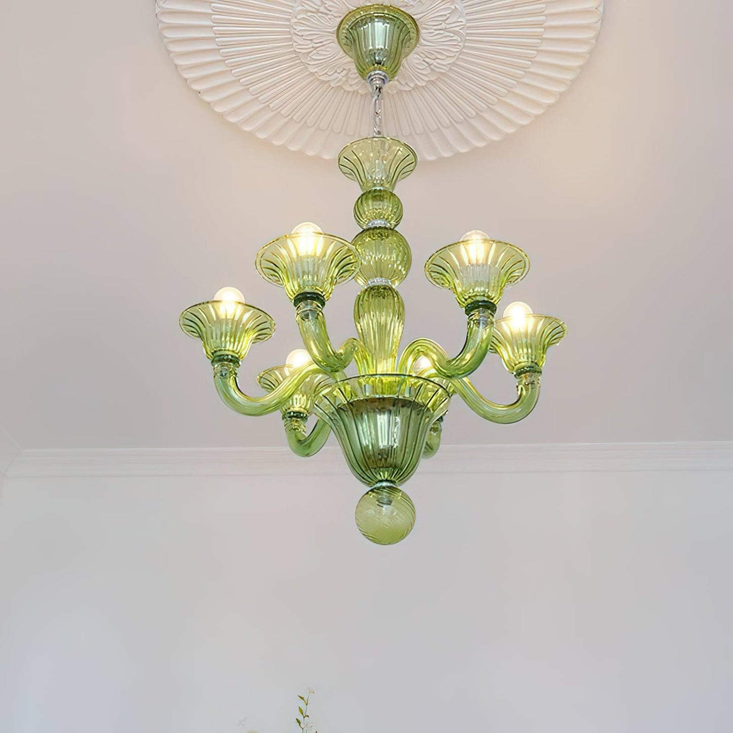 Calle Rafina Chandelier - Elegant Design with Adjustable Height & LED