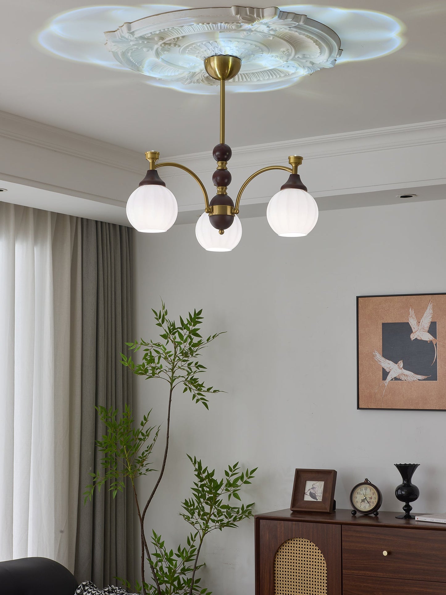 Callidora Crystal Chandelier - Elegant Design with Adjustable Height