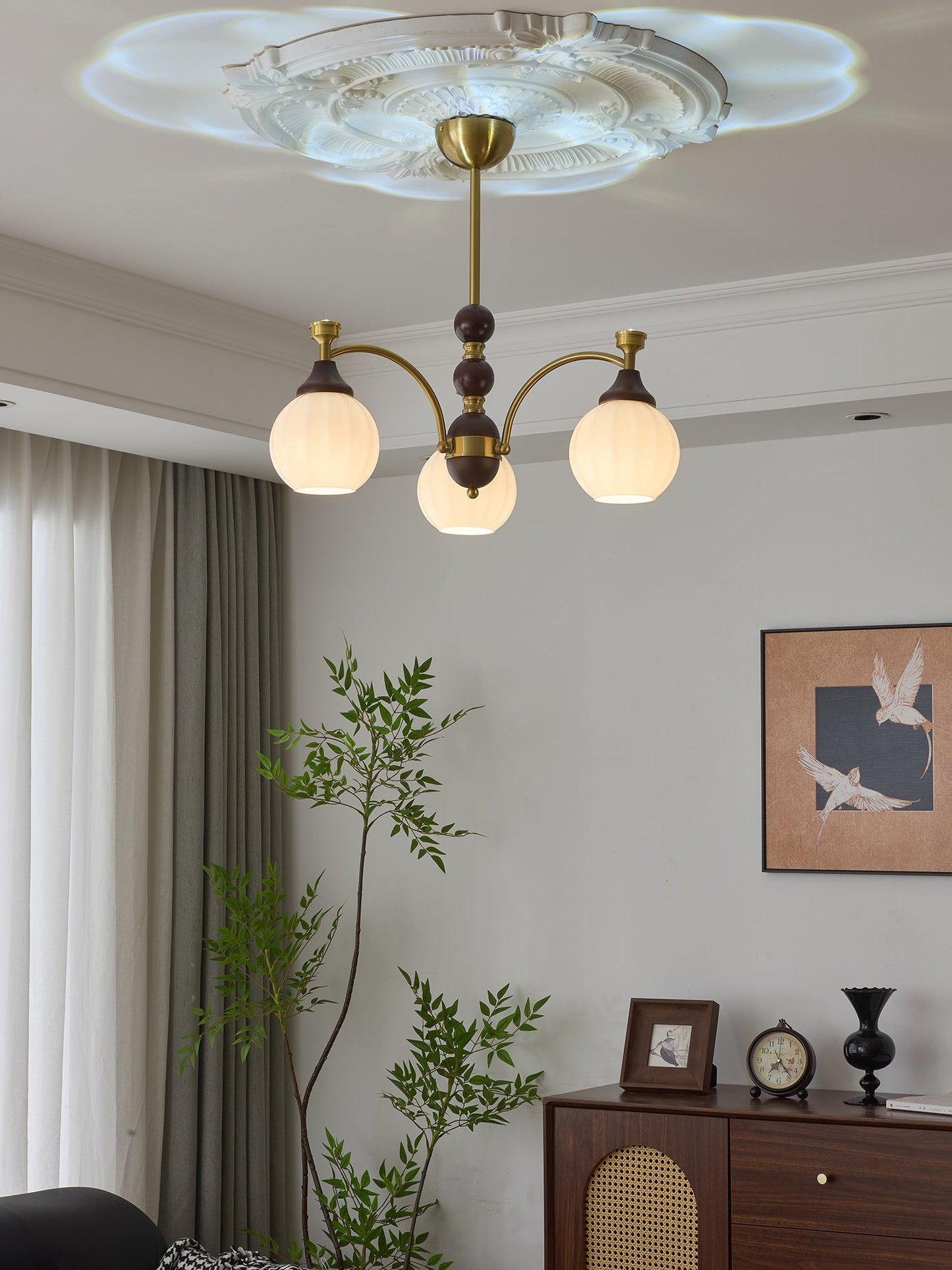 Callidora Crystal Chandelier - Elegant Design with Adjustable Height