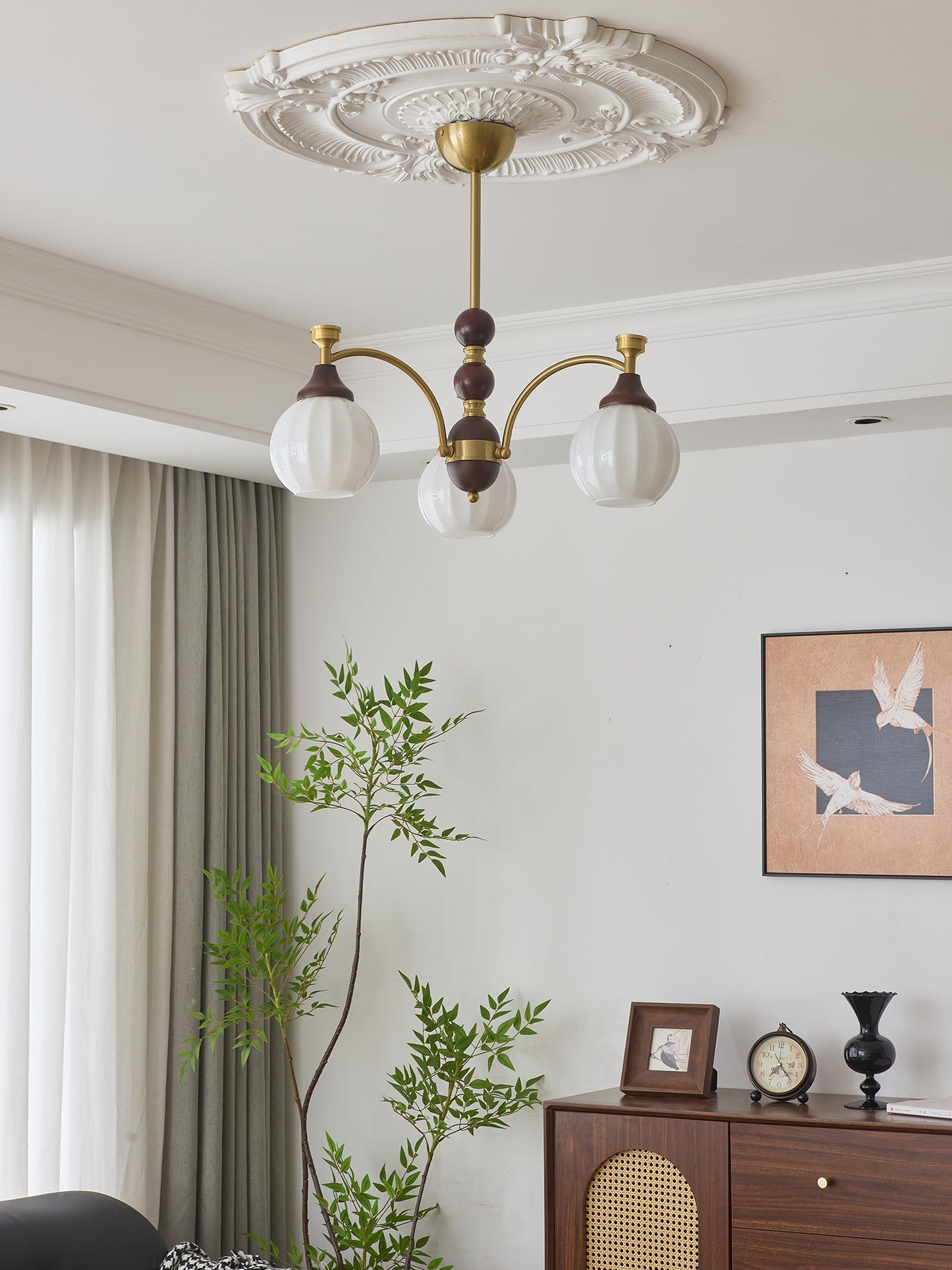 Callidora Crystal Chandelier - Elegant Design with Adjustable Height