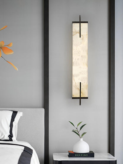 Calliope Alabaster Wall Sconce - Elegant Design with Soft Glow Lightin