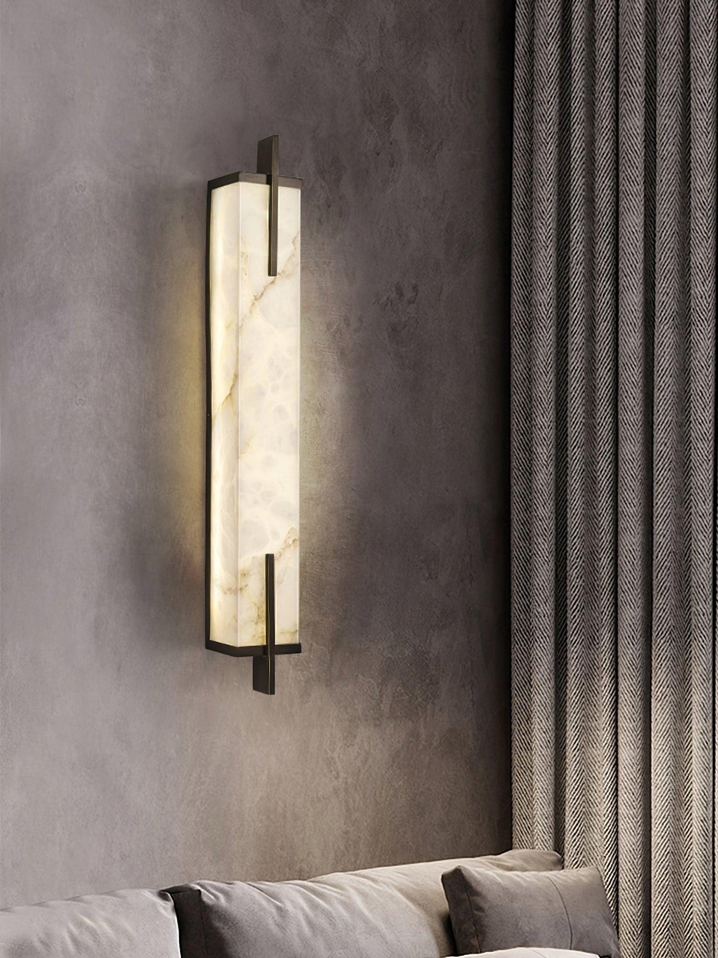 Calliope Alabaster Wall Sconce - Elegant Design with Soft Glow Lightin