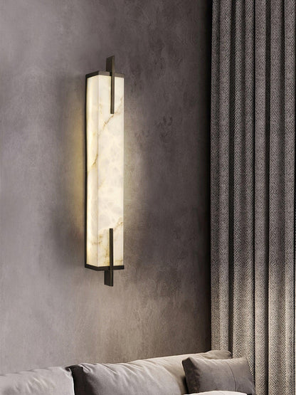 Calliope Alabaster Wall Sconce - Elegant Design with Soft Glow Lightin