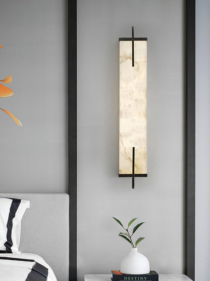 Calliope Alabaster Wall Sconce - Elegant Design with Soft Glow Lightin