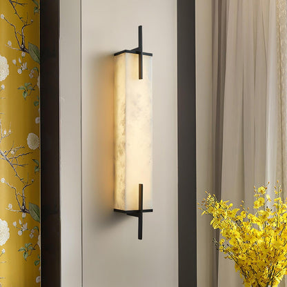 Calliope Alabaster Wall Sconce - Elegant Design with Soft Glow Lightin