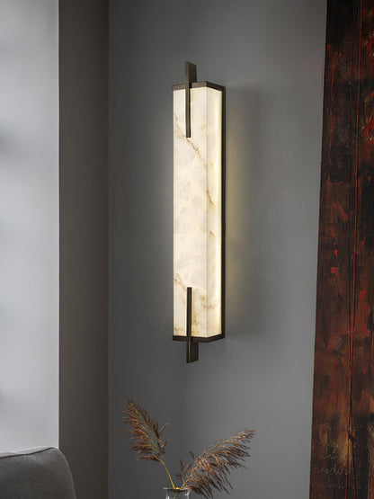 Calliope Alabaster Wall Sconce - Elegant Design with Soft Glow Lightin