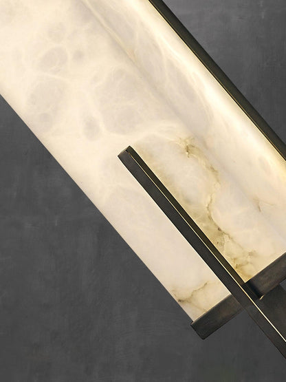 Calliope Alabaster Wall Sconce - Elegant Design with Soft Glow Lightin
