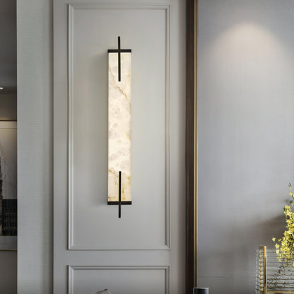 Calliope Alabaster Wall Sconce - Elegant Design with Soft Glow Lightin