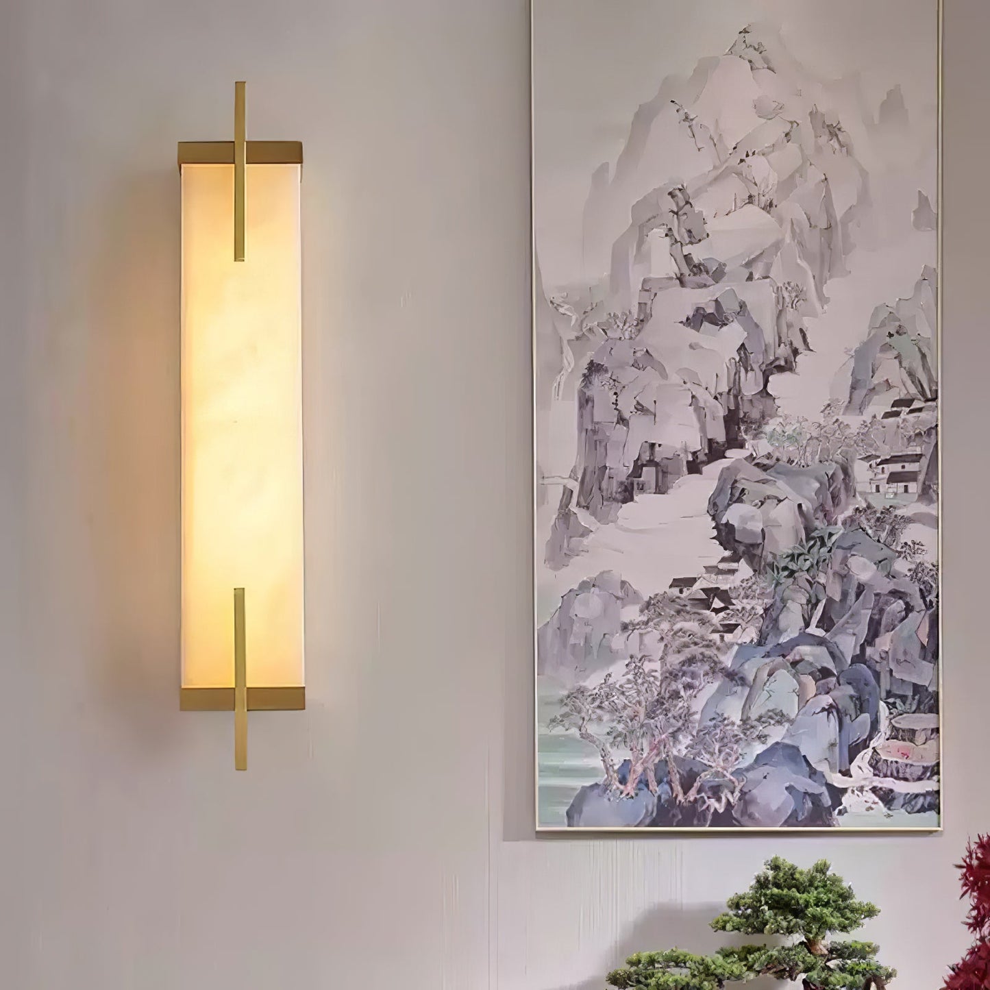 Calliope Alabaster Wall Sconce - Elegant Design with Soft Glow Lightin