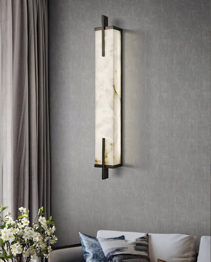 Calliope Alabaster Wall Sconce - Elegant Design with Soft Glow Lightin