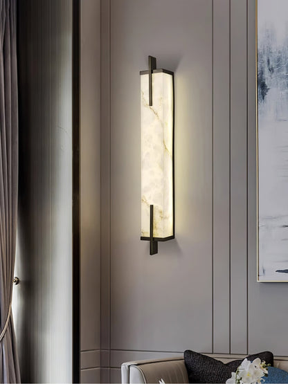 Calliope Alabaster Wall Sconce - Elegant Design with Soft Glow Lightin