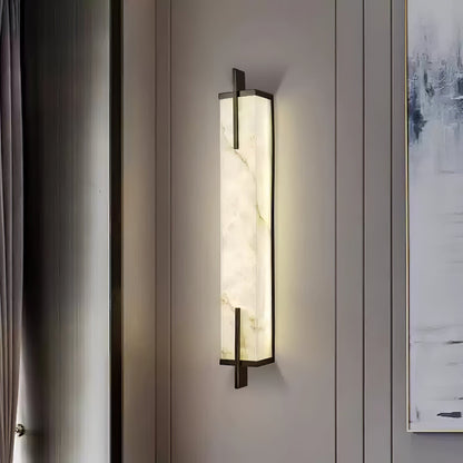 Calliope Alabaster Wall Sconce - Elegant Design with Soft Glow Lightin