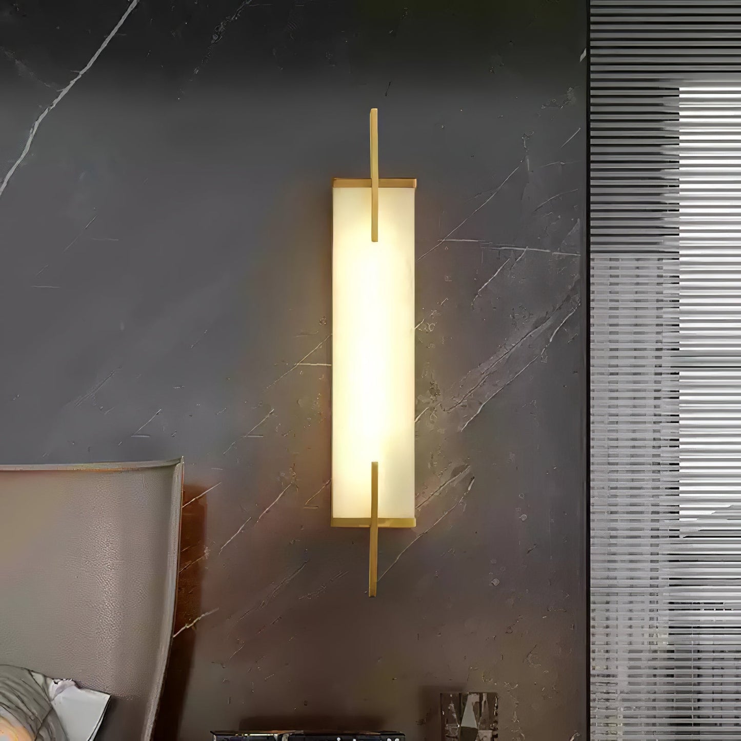 Calliope Alabaster Wall Sconce - Elegant Design with Soft Glow Lightin