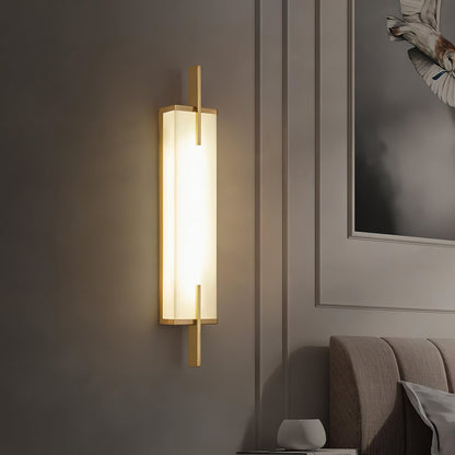 Calliope Alabaster Wall Sconce - Elegant Design with Soft Glow Lightin