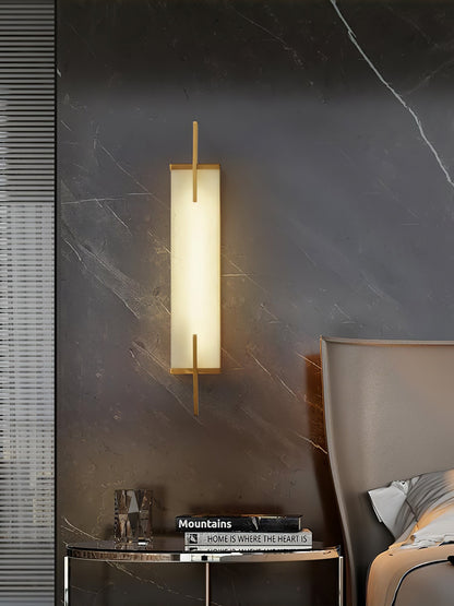 Calliope Alabaster Wall Sconce - Elegant Design with Soft Glow Lightin
