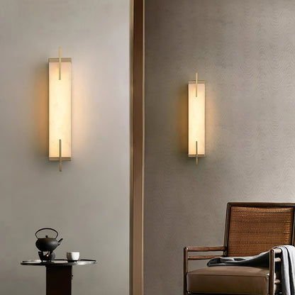 Calliope Alabaster Wall Sconce - Elegant Design with Soft Glow Lightin
