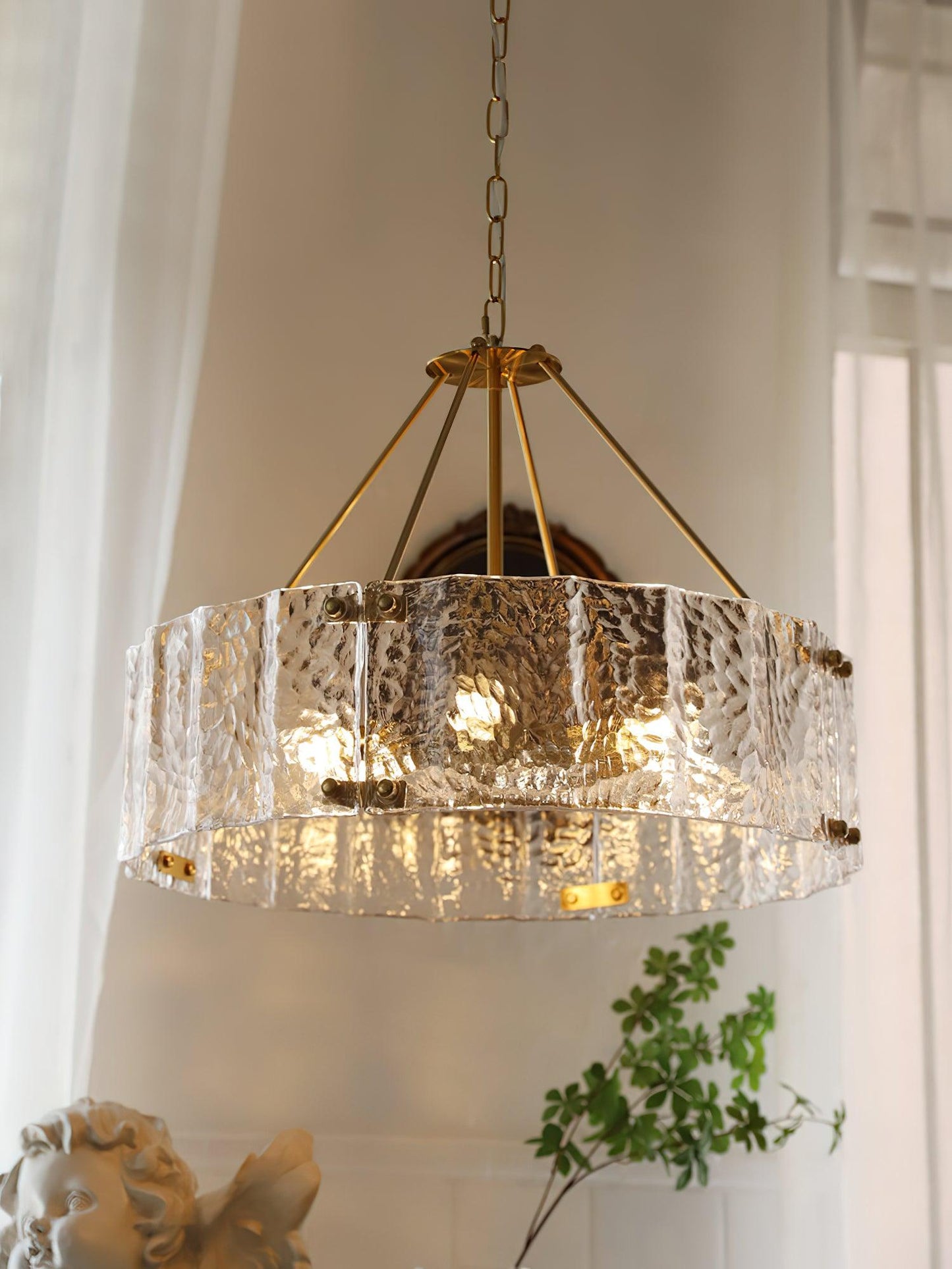 Calvert Chandelier - Elegant Lighting Fixture with Adjustable Height &