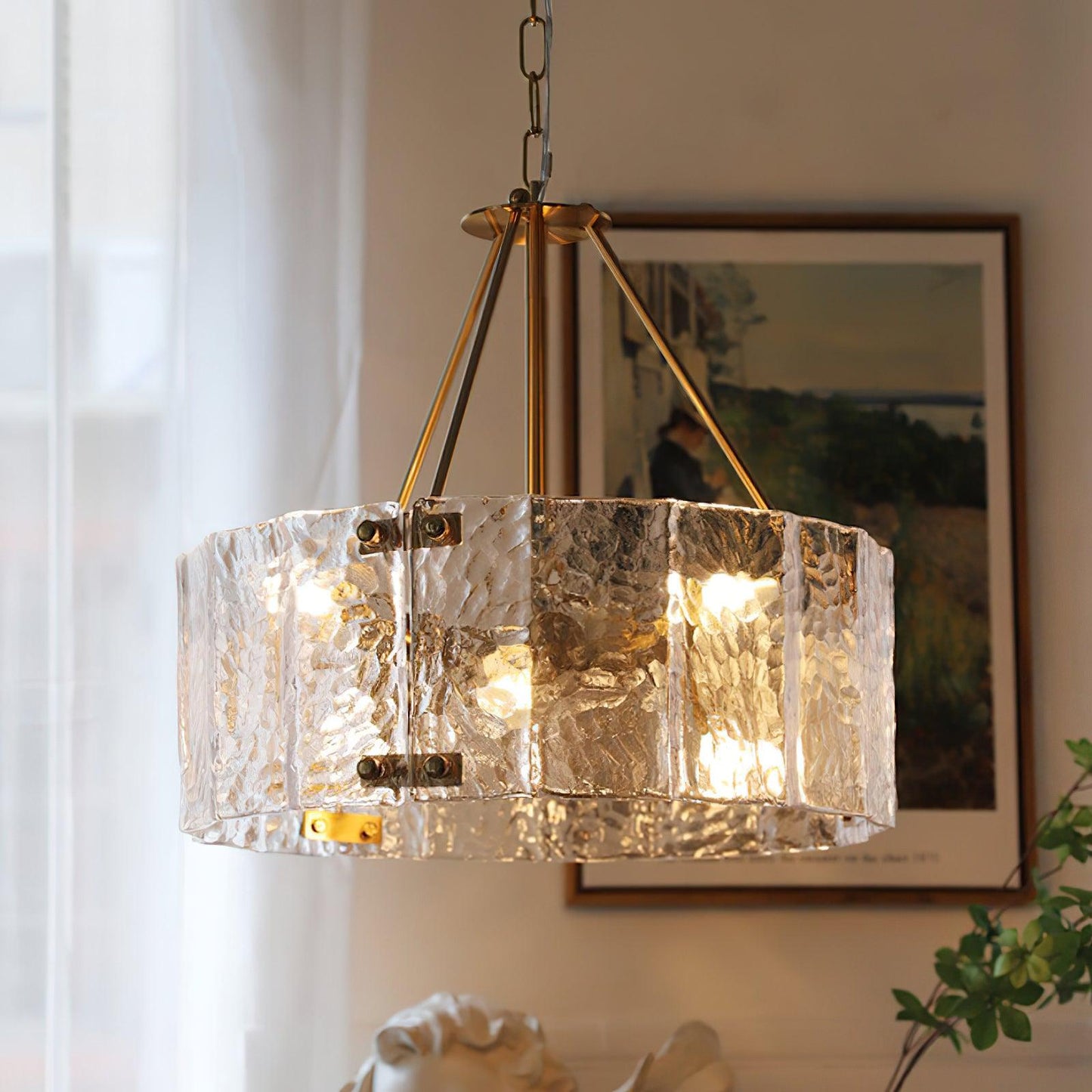 Calvert Chandelier - Elegant Lighting Fixture with Adjustable Height &