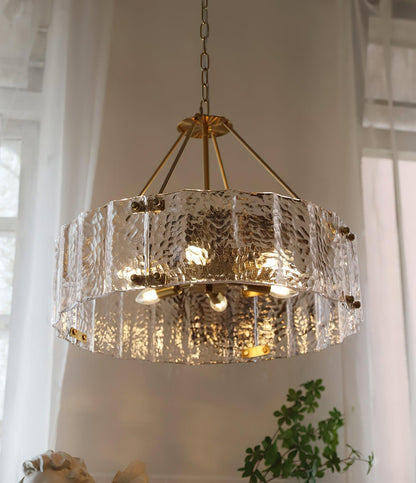 Calvert Chandelier - Elegant Lighting Fixture with Adjustable Height &